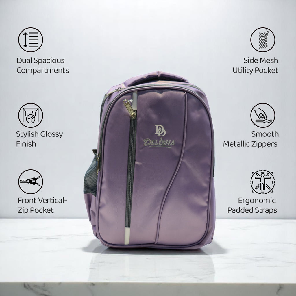 Delisha Sleek Lavender Backpack – Everyday Companion