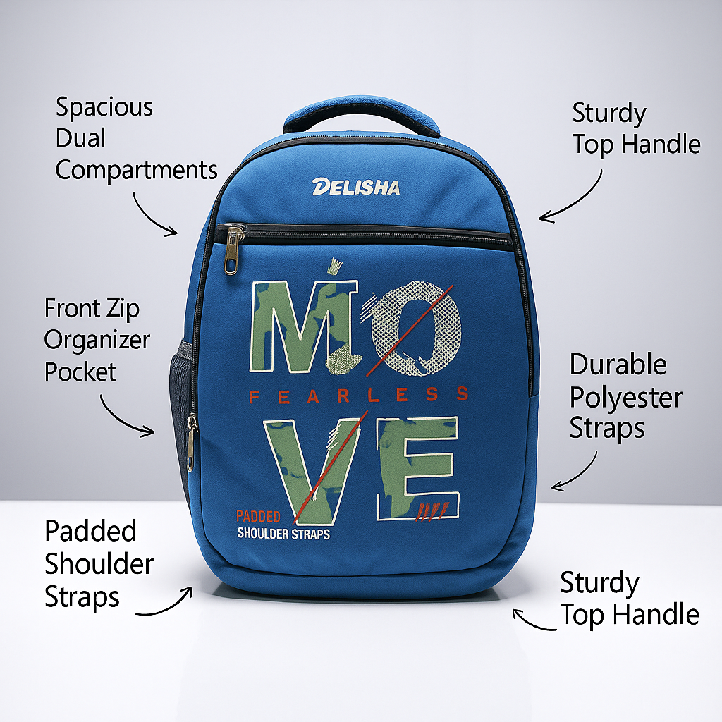 Delisha MOVE Fearless Blue Backpack – Superior Edition