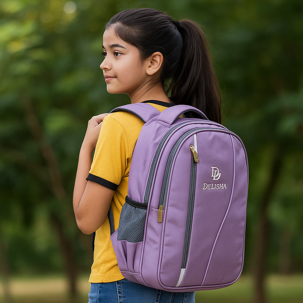 Delisha Sleek Lavender Backpack – Everyday Companion