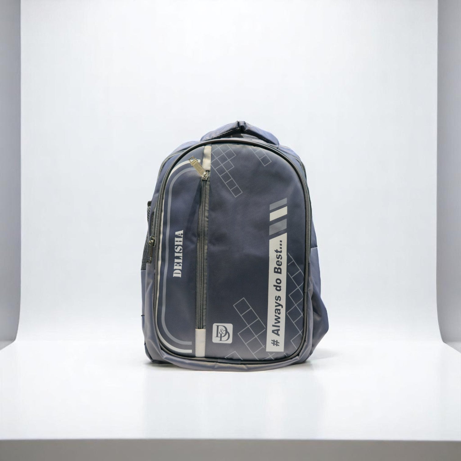 Delisha Graphite Grey Backpack – #AlwaysDoBest Edition