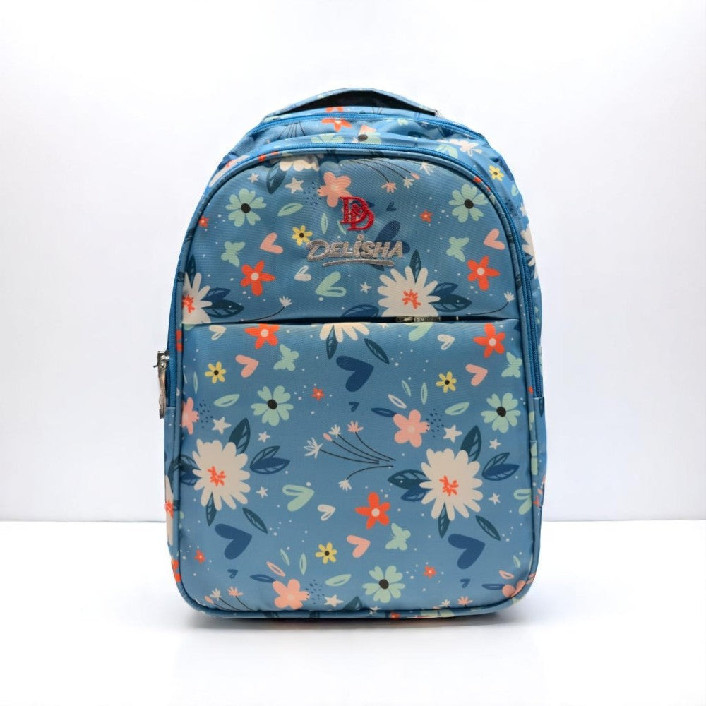 Delisha Bloom Blue Backpack – Floral Charm