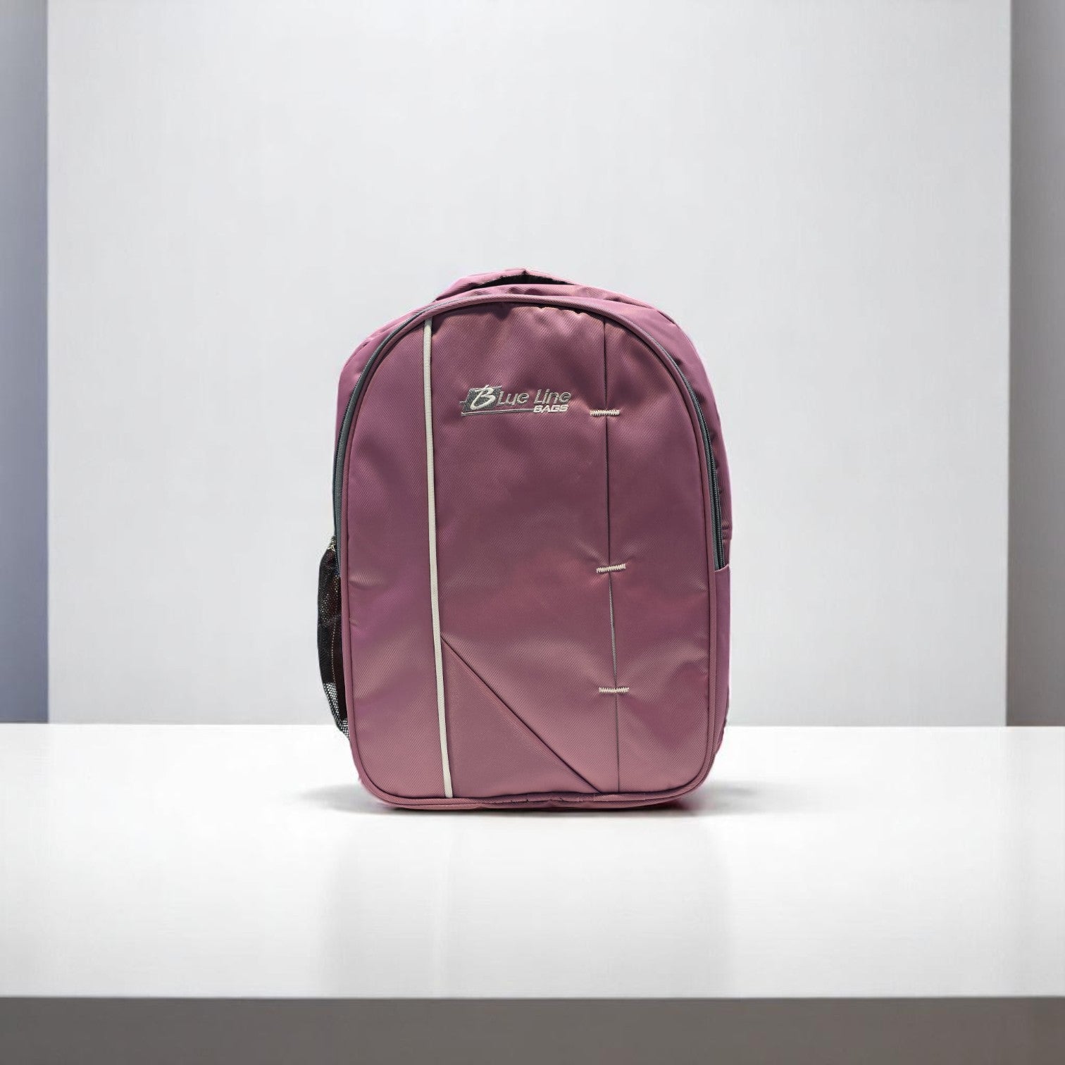 Blue Line Mauve Backpack – Elegance in Motion