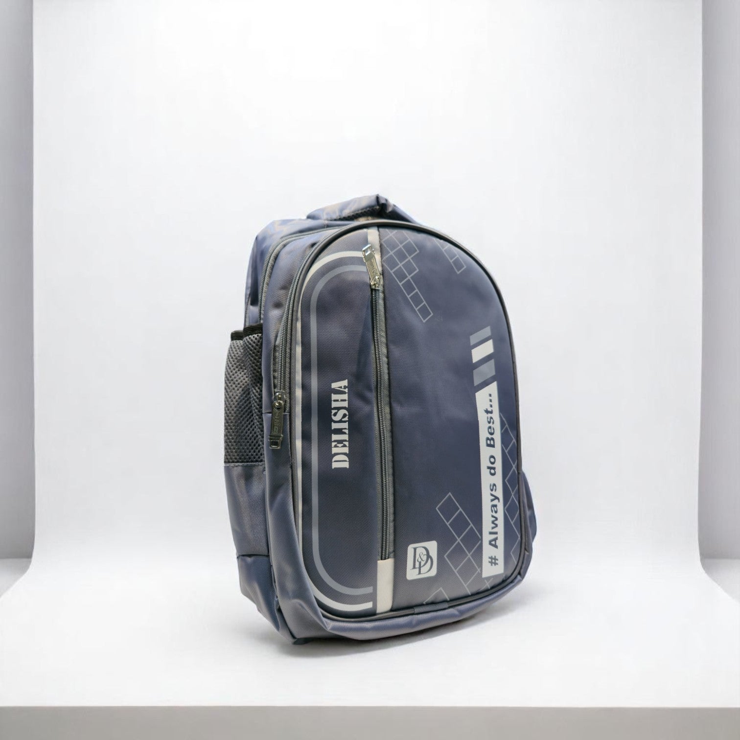 Delisha Graphite Grey Backpack – #AlwaysDoBest Edition