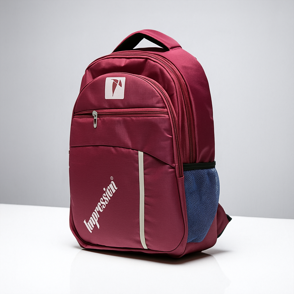 Impression Classic Maroon Backpack – Make Your Mark