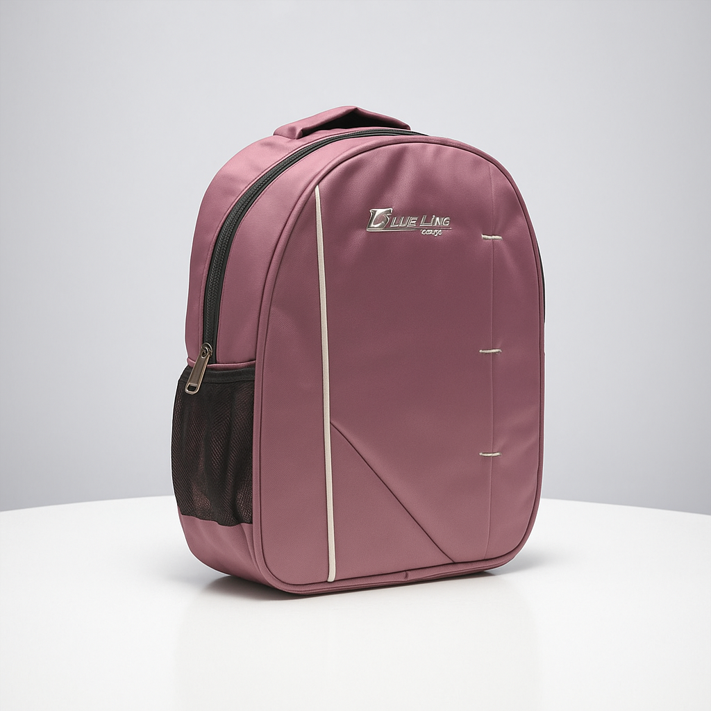 Blue Line Mauve Backpack – Elegance in Motion