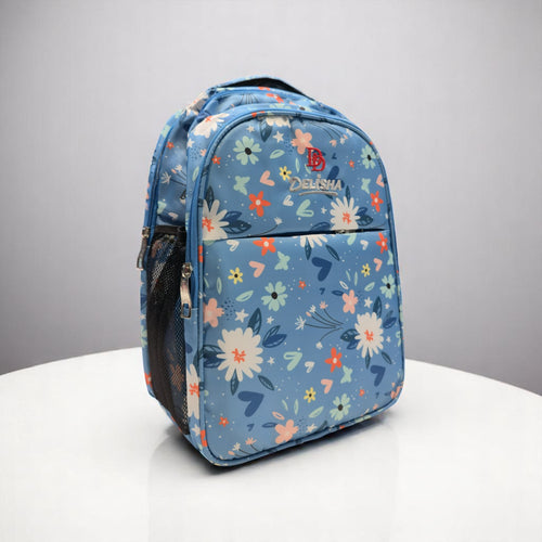 Delisha Bloom Blue Backpack – Floral Charm