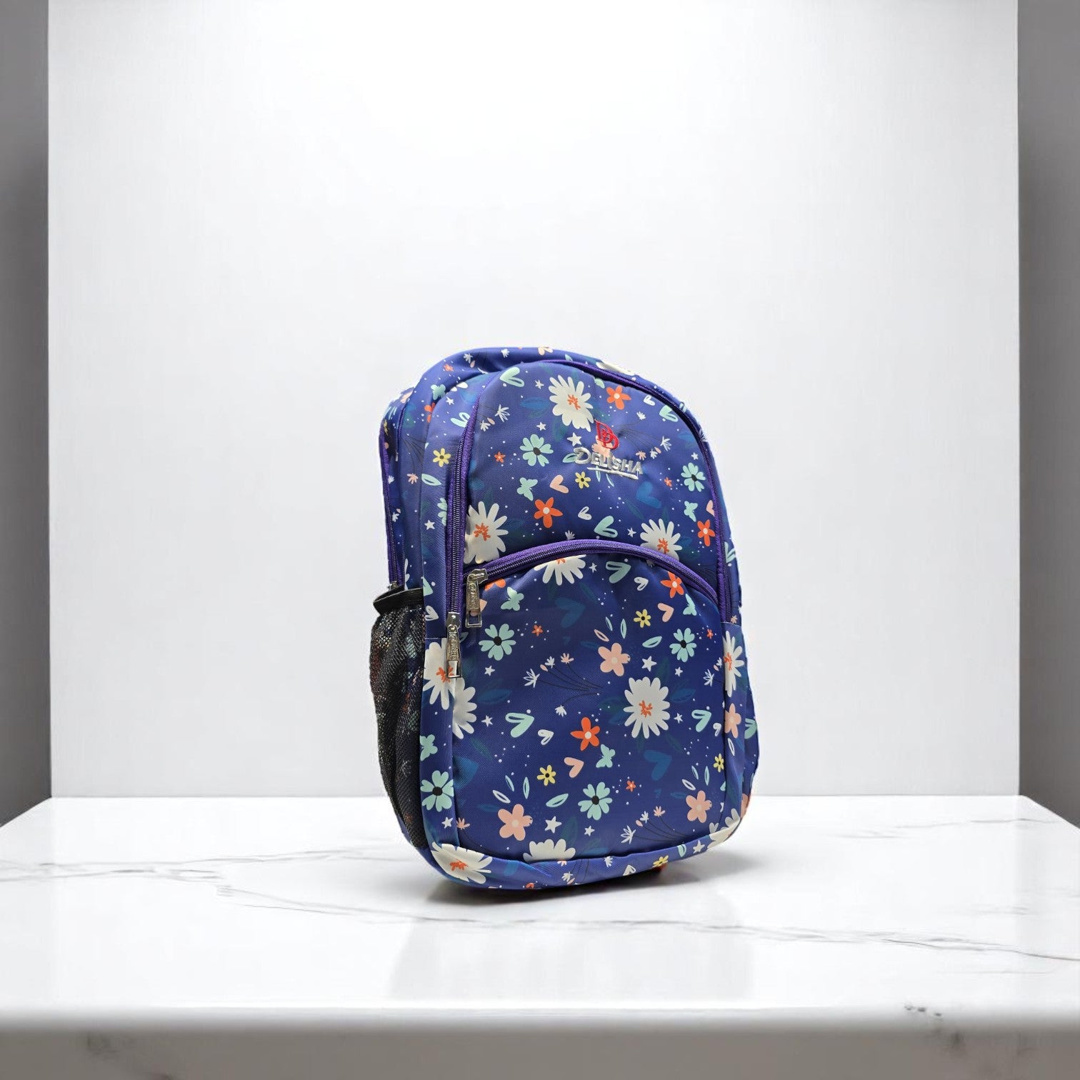 Delisha Bloom Navy Backpack – Petals in Motion