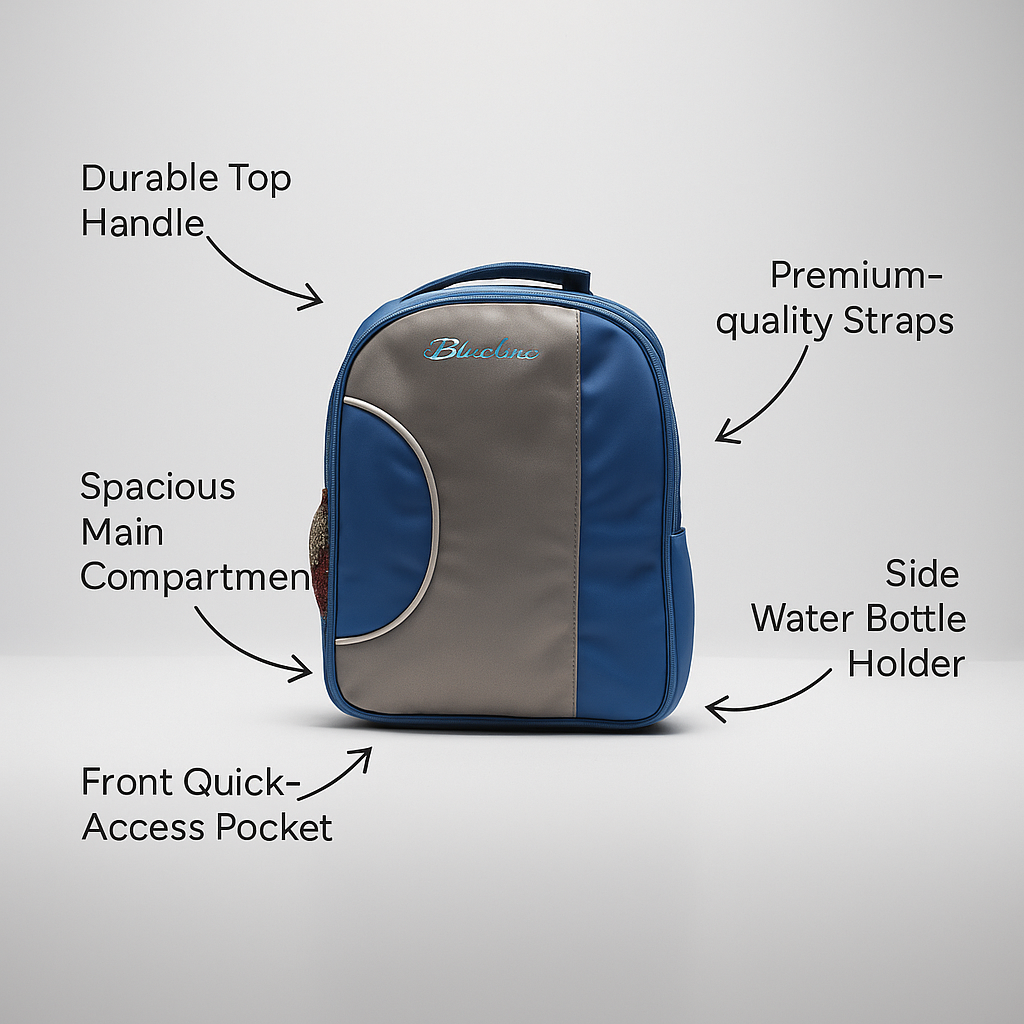 Blue Line UrbanCore Backpack – Dual-Tone Utility