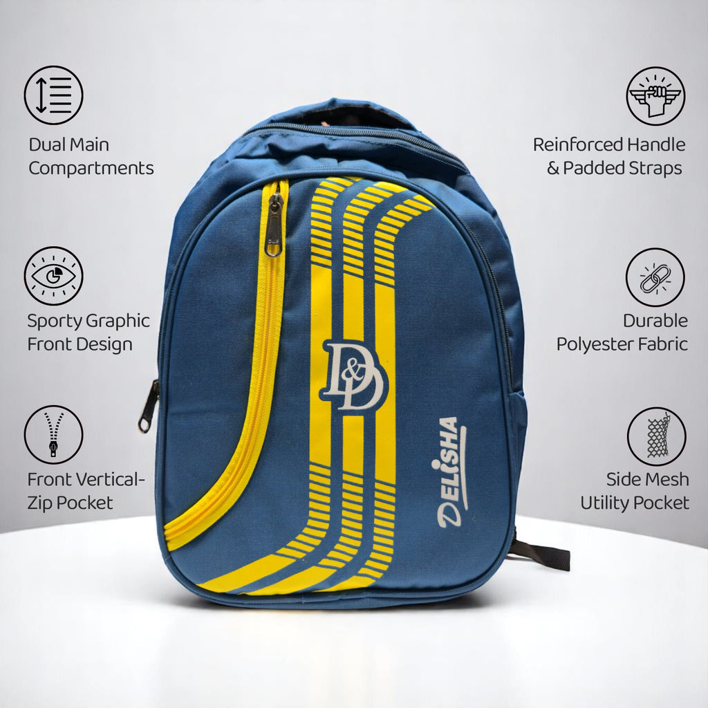 Delisha Velocity Stripe Backpack – Powered by Motion