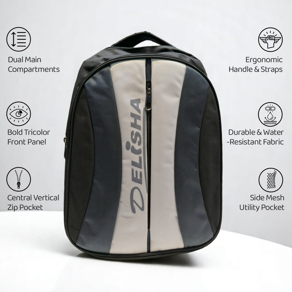 Delisha Monochrome Backpack – Bold Stride Edition