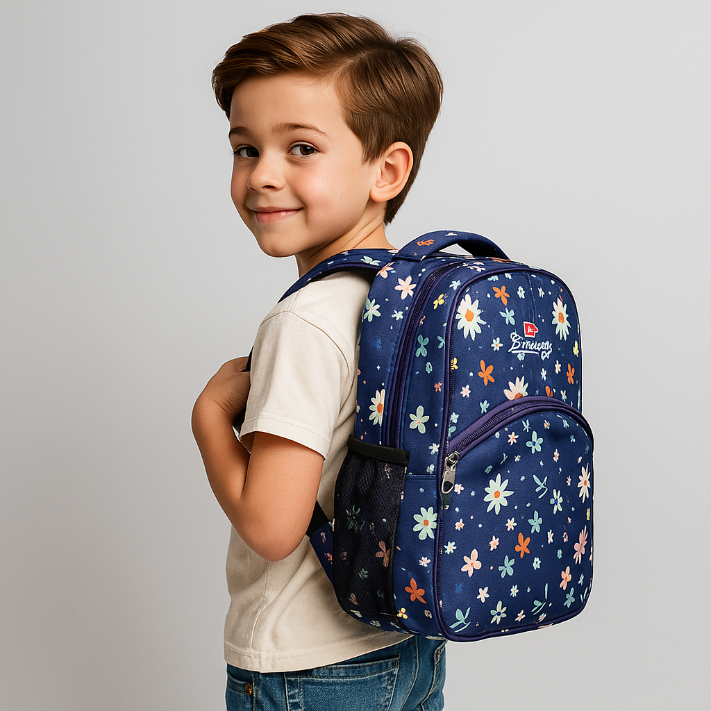 Delisha Bloom Navy Backpack – Petals in Motion