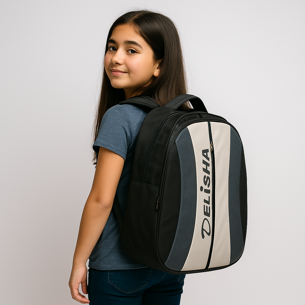 Delisha Monochrome Backpack – Bold Stride Edition